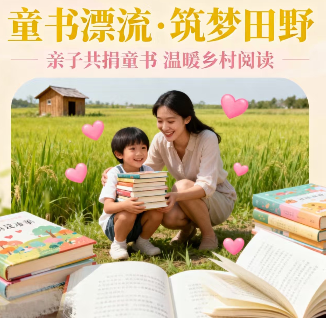 童书漂流·筑梦田野 童书捐赠倡议
