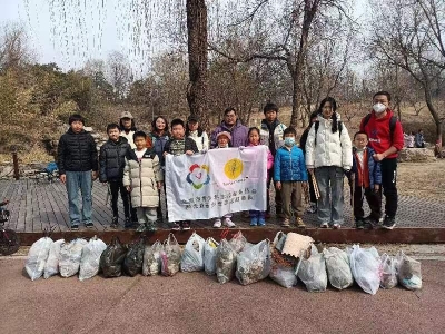 志愿精神同步傳遞!“美境守護傳遞”常營馬拉松體育公園綠色環保志愿服務 2024.3.10