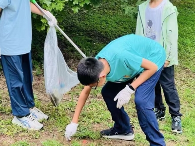 小記者新聞 2024年7月14日“美境守護傳遞”奧森北園綠色環保志愿服務紀實